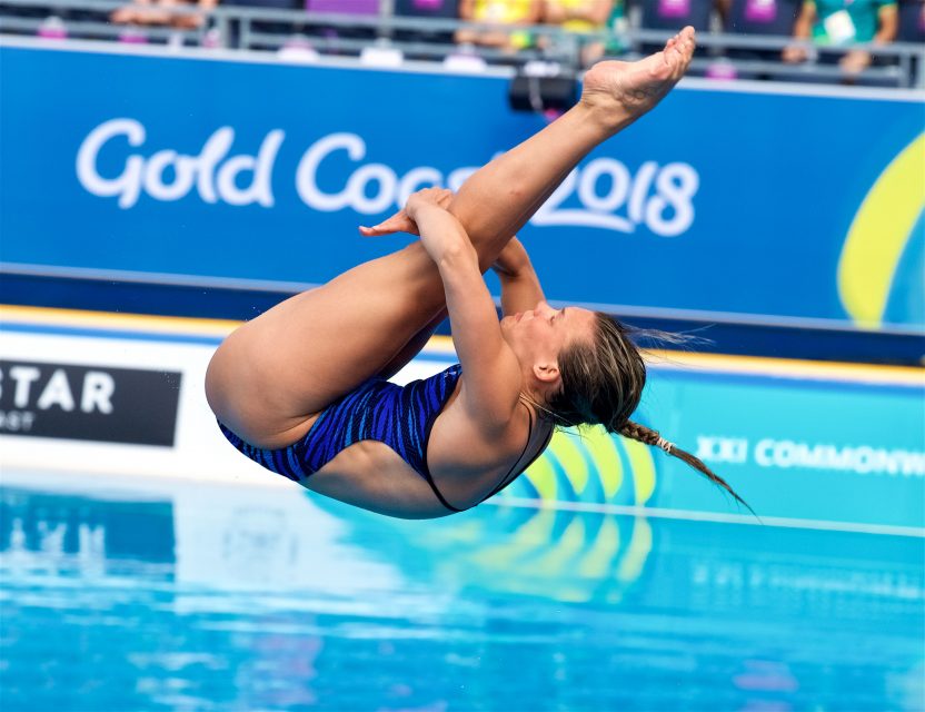 Grace Reid diving gold