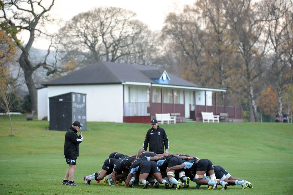 Fiji prepare to play Scotland by David Gibson FOTOSPORT
